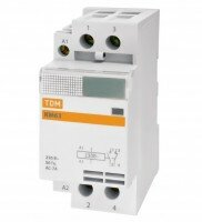 Контактор модульный КМ63/2-40 2НО
